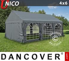 Party tent UNICO 4x6 m, Dark Grey