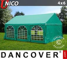 Party tent UNICO 4x6 m, Dark Green