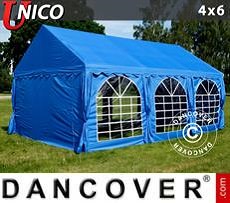 Party tent UNICO 4x6 m, Blue