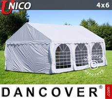 Party tent UNICO 4x6 m, White