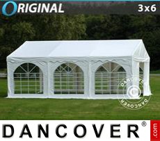 Party tent 3x6 m PVC, White