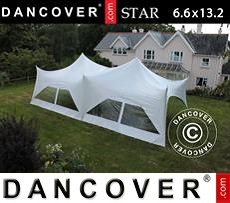 Party tent 6.6x13.2x4.8 m, PVC, White