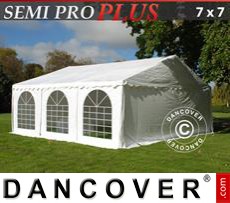 Party tent 7x7 m PVC, White