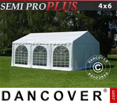 Party tent 4x6 m PVC, White 