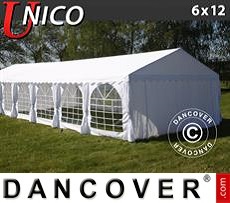 Party tent UNICO 6x12 m, White
