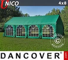 Party tent UNICO 4x8 m, Dark Green