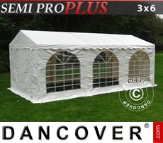 Party tent 3x6 m PVC, White 