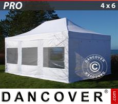 Party tent 4x6 m White, incl. 8 sidewalls