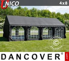 Party tent UNICO 4x8 m, Black