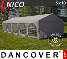 Party tent  UNICO 5x10 m, Sand