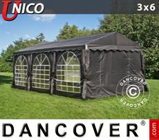 Party tent UNICO 3x6 m, Black
