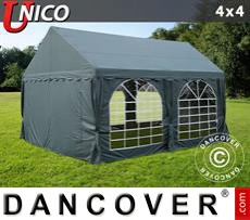 Party tent UNICO 4x4 m, Dark Grey