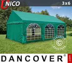 Party tent UNICO 3x6 m, Dark Green