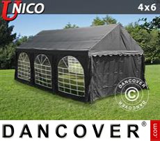 Party tent UNICO 4x6 m, Black