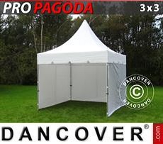 Party tent 3x3 m White, incl. 4 sidewalls