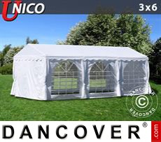Party tent UNICO 3x6 m, White