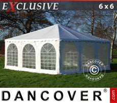 Party tent 6x6 m PVC, White