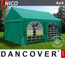 Party tent UNICO 4x4 m, Dark Green