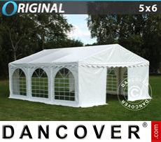 Party tent 5x6 m PVC, White