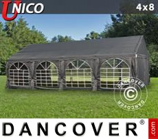Party tent UNICO 4x8 m, Dark Grey